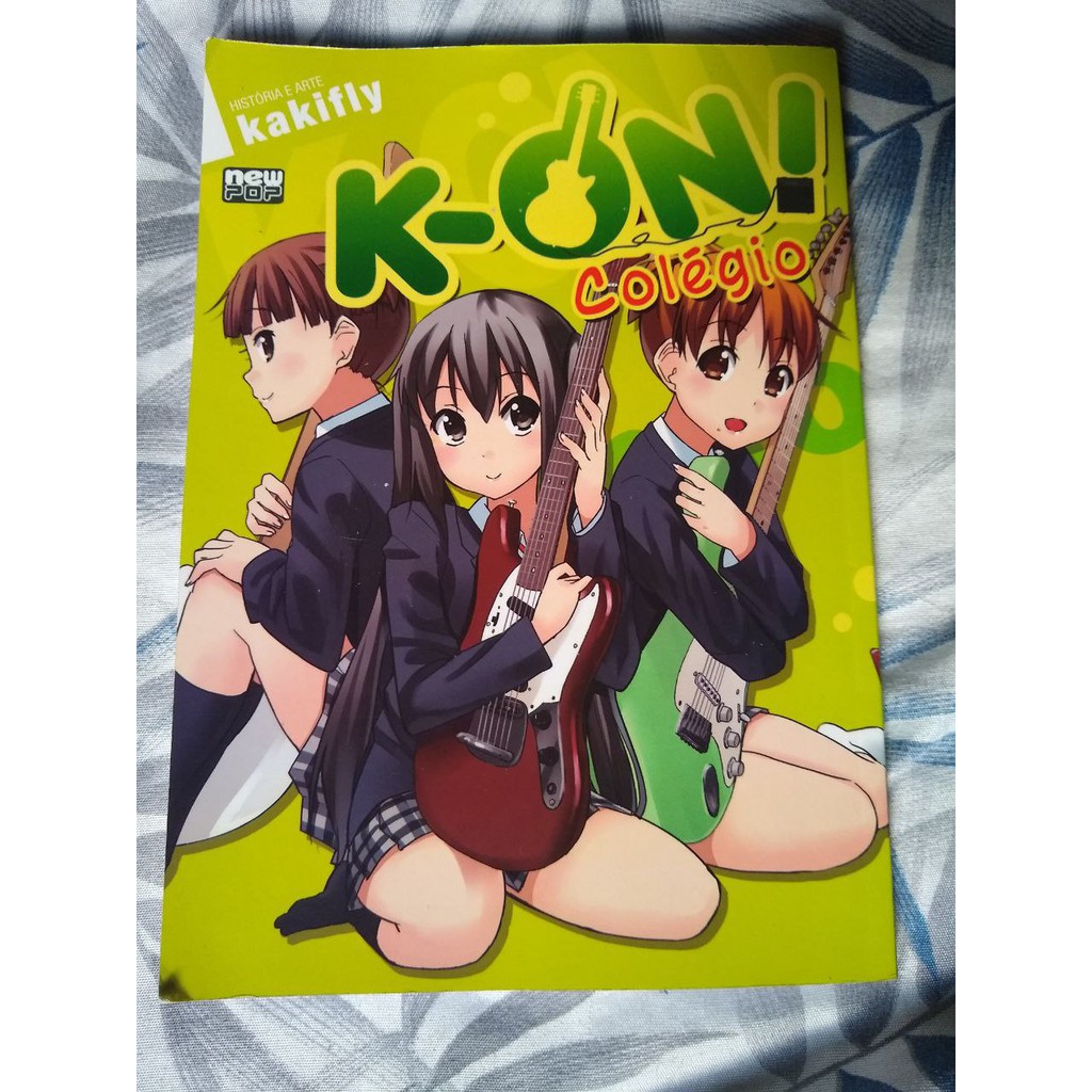 Mangás K-on Nº 1 Ao 4 + Colégio E Faculdade ( Frete Grátis