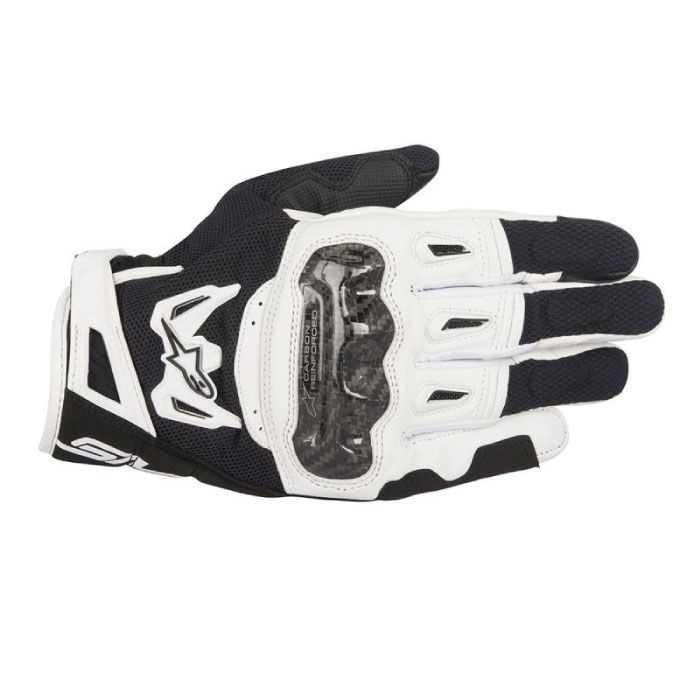 Luva Alpinestars SMX 2 AIR CARBON V2 PRETO/BRANCO