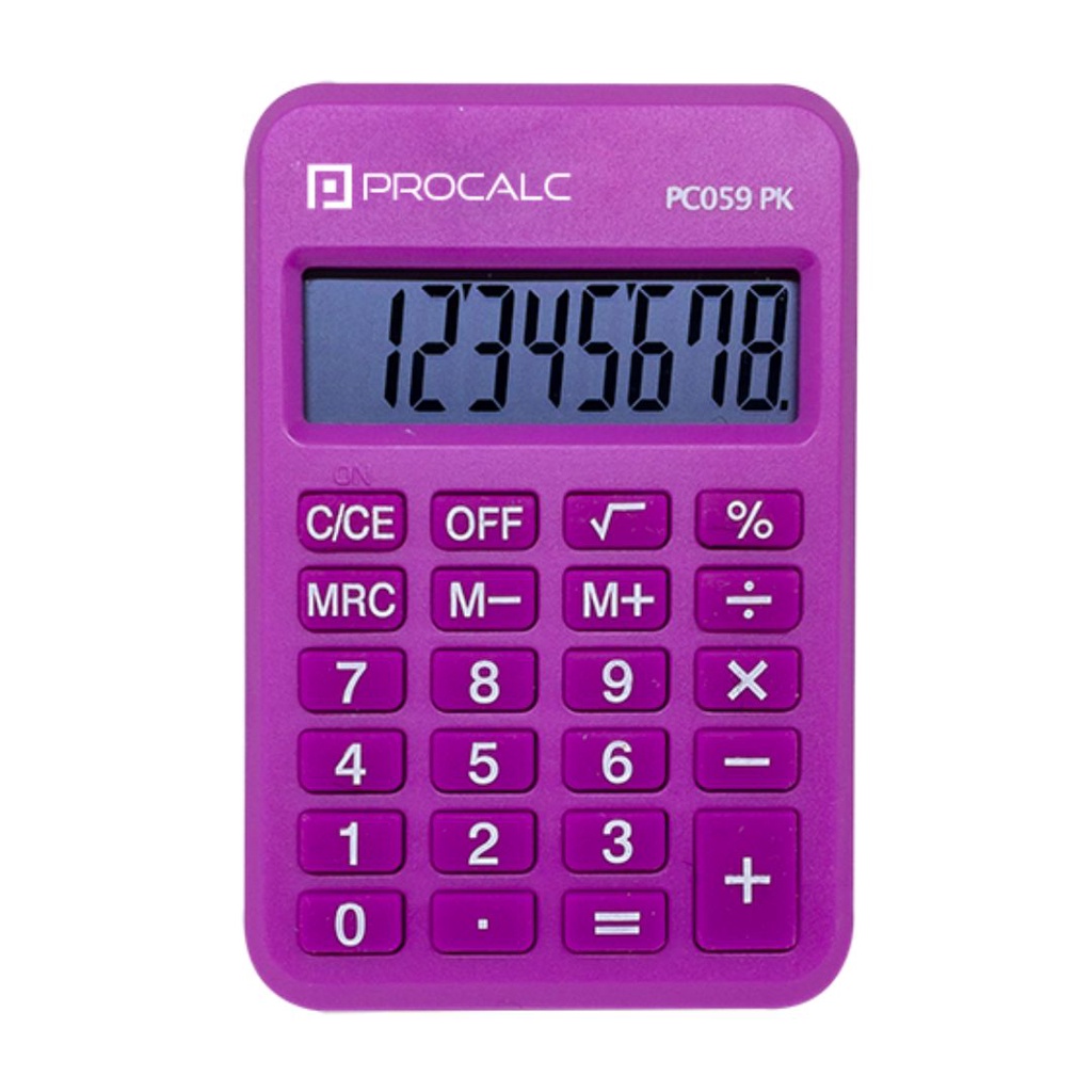 Calculadora Pessoal Procalc 8dig Compacta Shopee Brasil