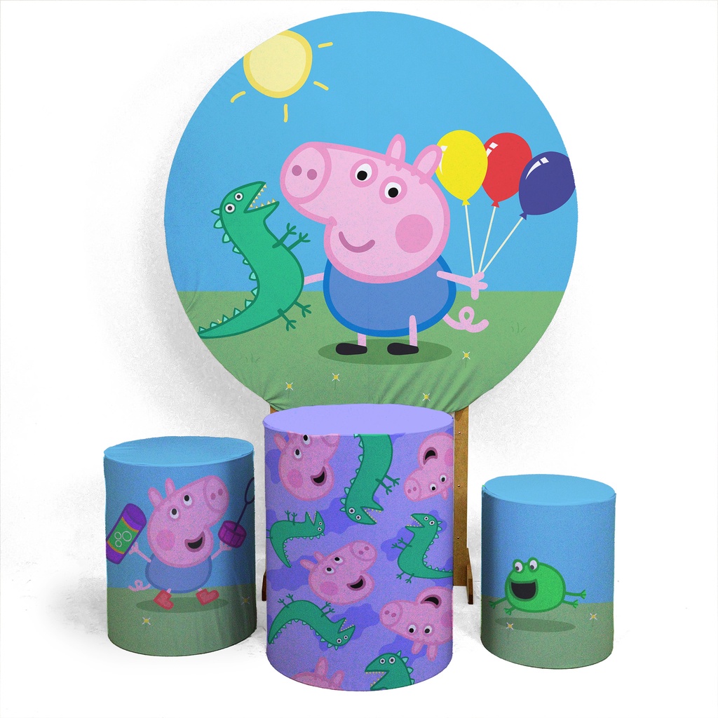 Dinossauro de Pelucia do George do Desenho Peppa Pig 20cm