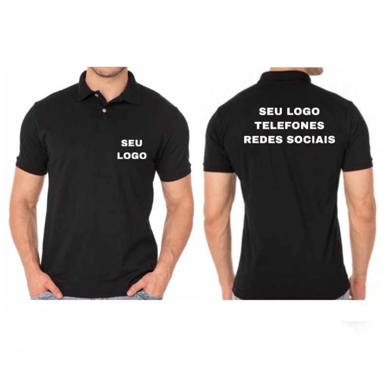 Camisa logo online bordado