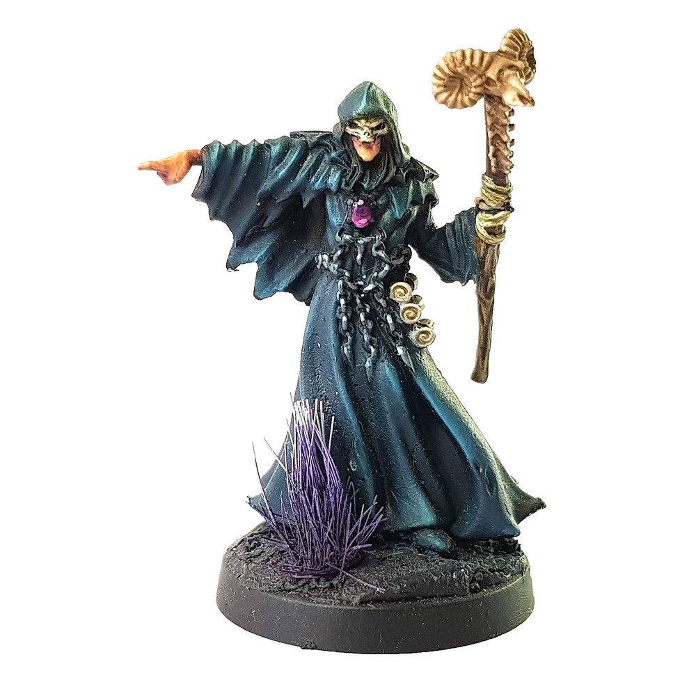 Azrael Colecionador de Ossos - Basilisco Miniaturas - Resina - Miniaturas para RPG