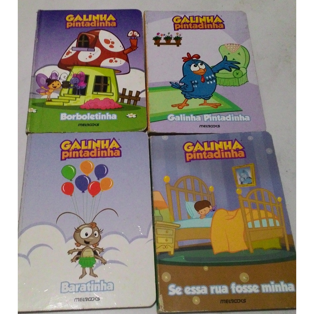Maletinha Da Galinha Pintadinha (somente os livros) | Shopee Brasil