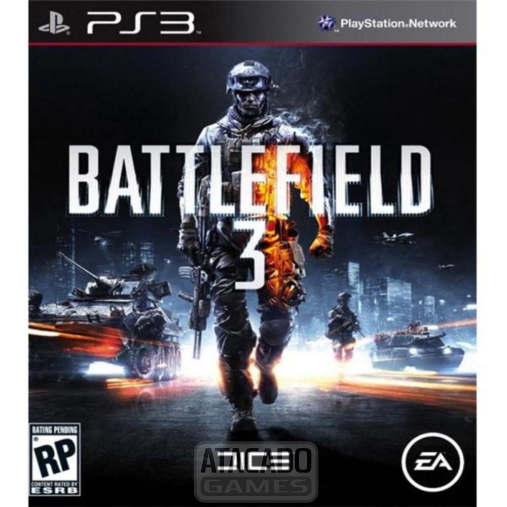 Jogo Battlefield 3 Playstation 3 Ps3 Fps Guerra Bf3 Shooter