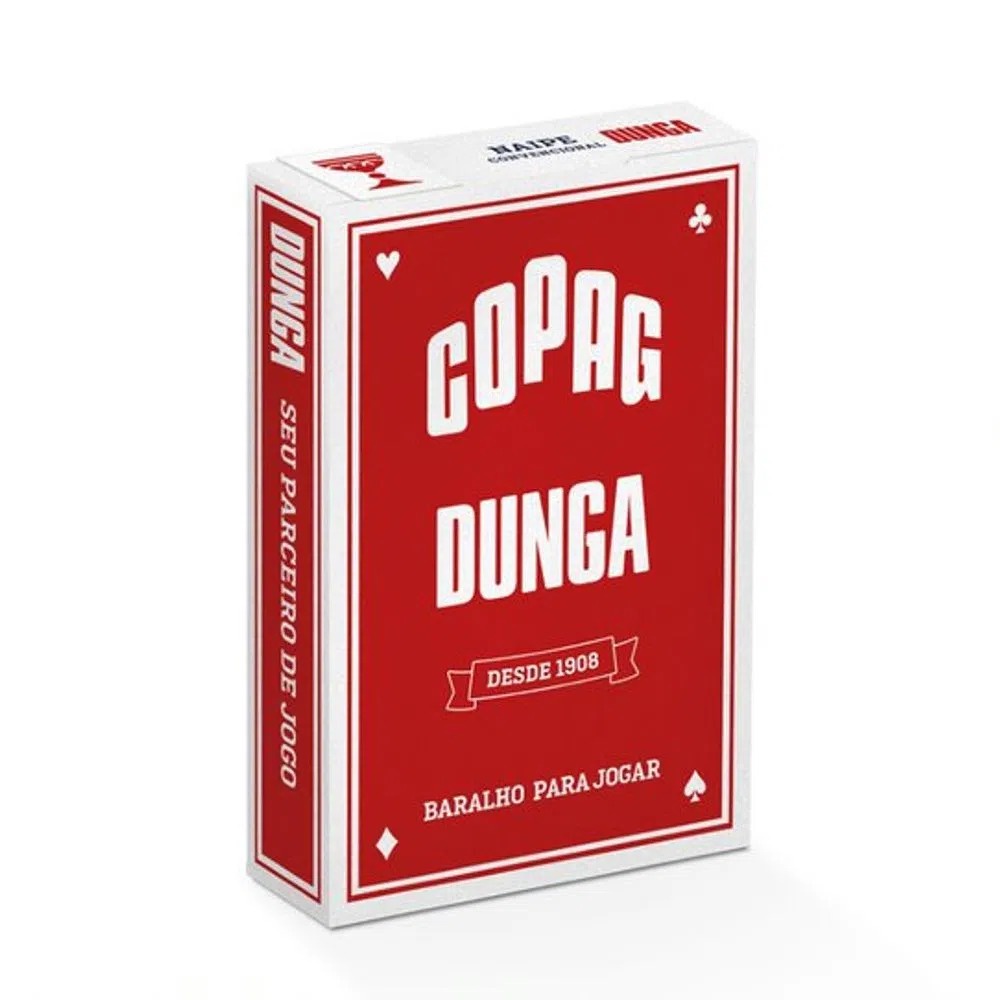 Baralho Dunga Vermelho Jogo De Cartas Truco Tranca Buraco Original ...