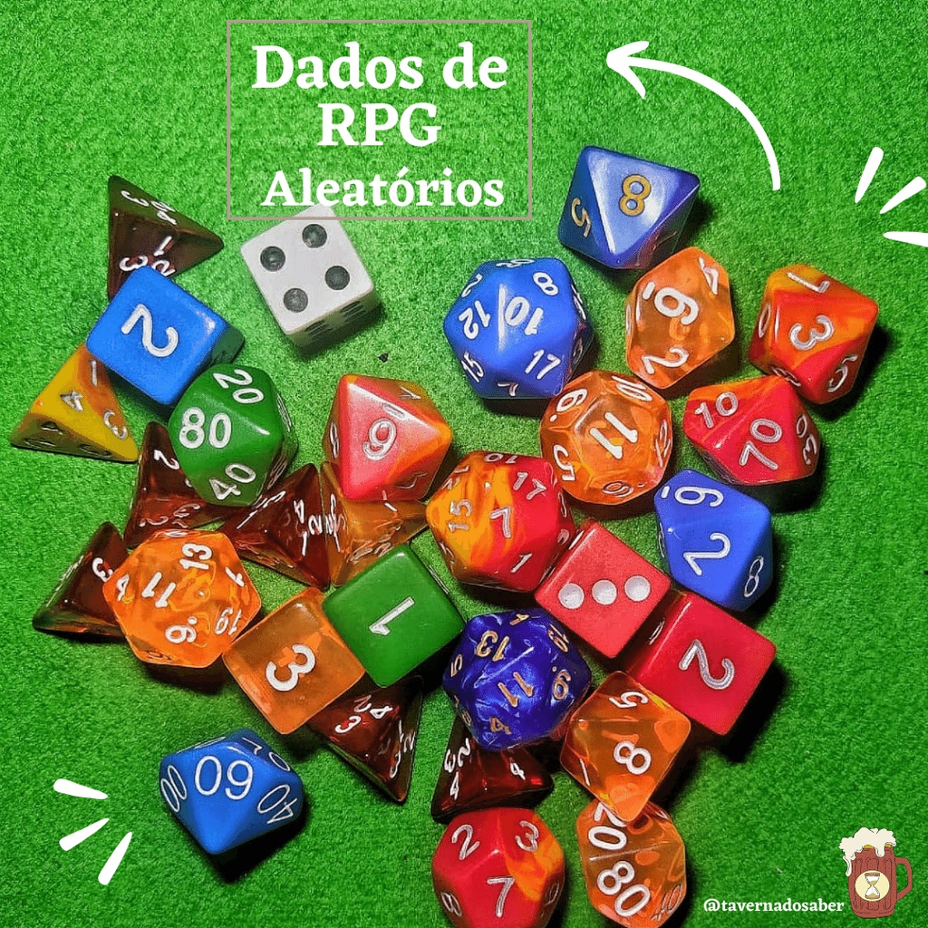 Dado de RPG - D60 Black Opaque Dice Green Font - Sessenta Lados - Mercado  RPG