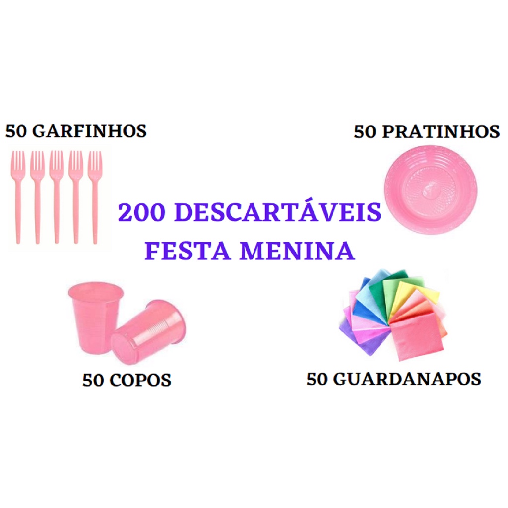 Kit Pratinho Infantil Copo Rosa e Talheres Princesa Sofia e Jogo Americano