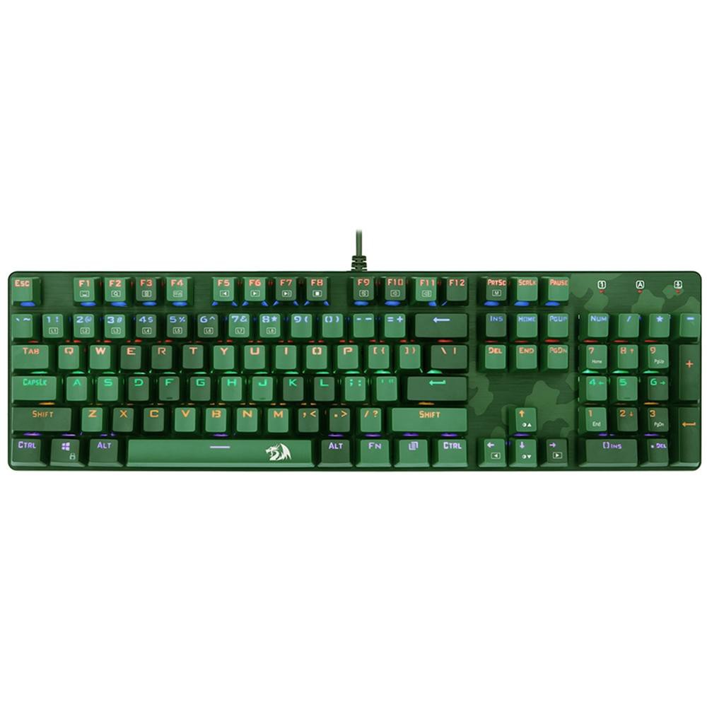 Kit Gamer Redragon teclado+mouse S108 Light Green | Shopee Brasil