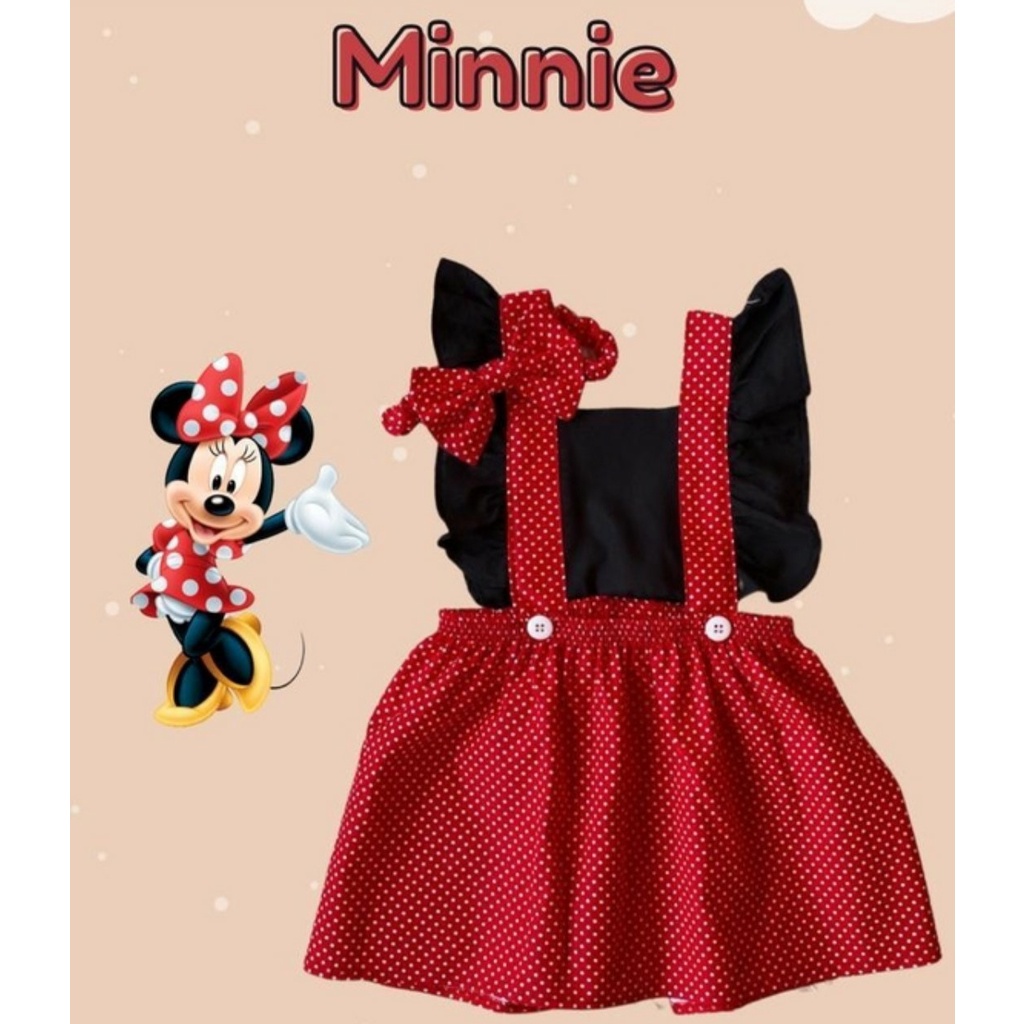 Vestido da best sale minnie 1 ano