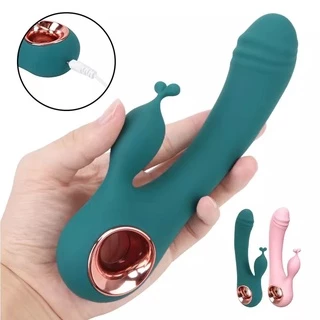 Vibrador Ponto G formato glande com Estimulador de Clitoris 10 Modos de Vibração LILO-06