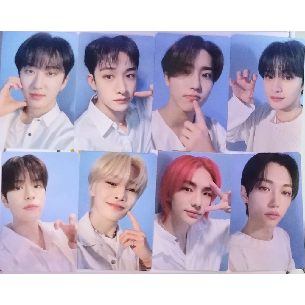 Stray Kids Rock-Star Concept Photocards Bangchan Hyunjin Felix Han LeeKnow I.N E