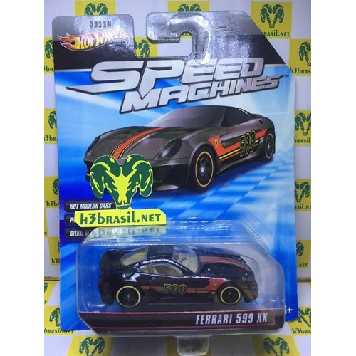 Bx433 Hot Wheels Speed Machines Ferrari 599xx H3br | Shopee Brasil