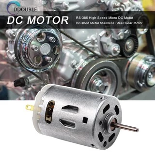 Do Motor De Metal Escovado RS-385 De Alta Velocidade Micro DC Com Engrenagem De Aço Inoxidável
