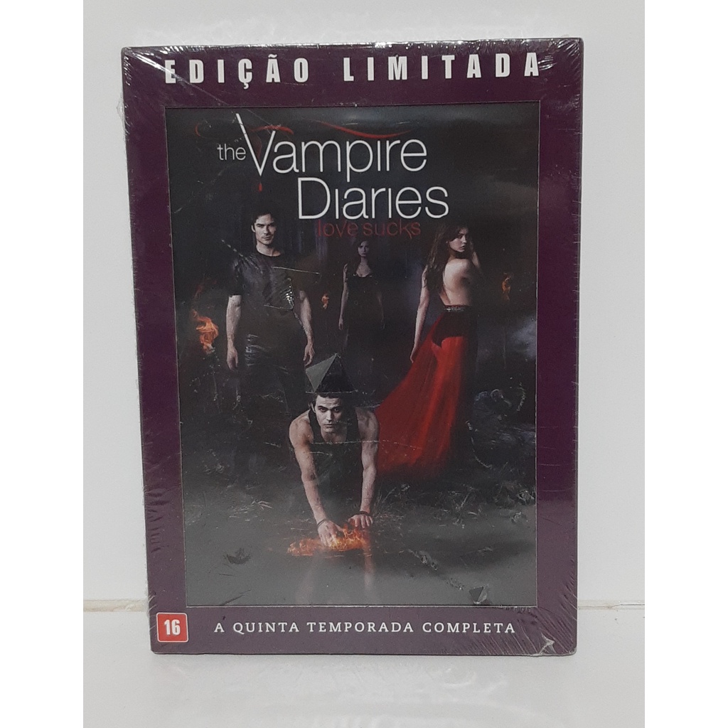 DVD The Vampire Diaries 5 temporada (Lacrado) | Shopee Brasil
