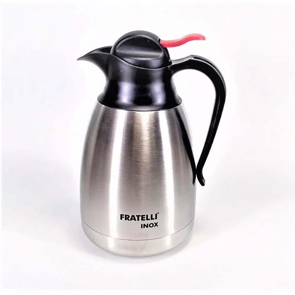 Jarra Termica Inox Inquebravel Fratelli 1,2 Litros | Shopee Brasil