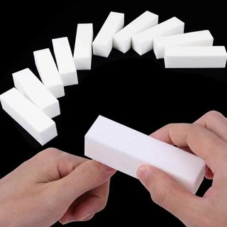 kit com 10 lixas bloco para polimento de unhas