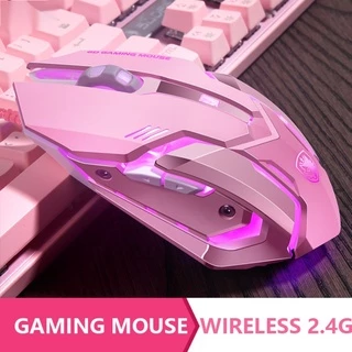 Wireless mouse Optical 2.4G USB Gaming Mouse LED Rechargeable Silent Mice For PC Laptop