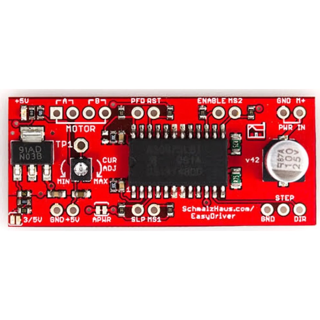 TECNOIOT 2pcs A3967 EasyDriver Stepper Motor Driver V44 Development Board | 2 stücke A3967 EasyDriver Schrittmotortreiber V44 Entwicklungsboard: . de