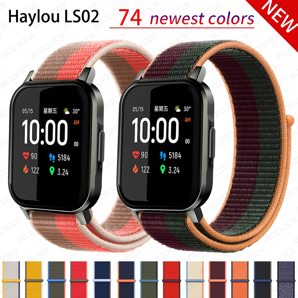Pulseira De Smartwatch Relógio Smart Xiaomi Haylou Com 2 LS02/RS4 Plus/20mm