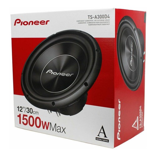 Sub Woofer Pioneer 500 Rms Bobina Dupla 4 Omhs Ts A300d4 Shopee Brasil