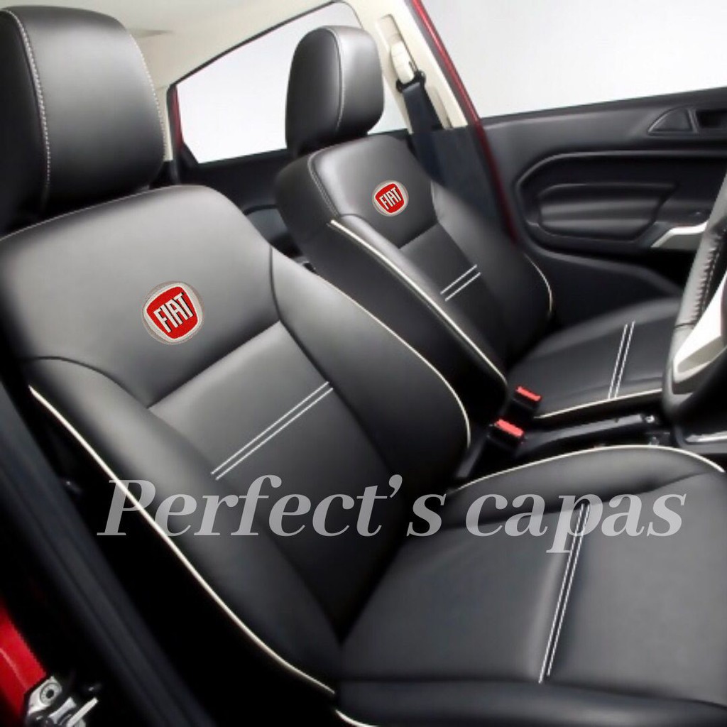 capas bancos carro em couro para fiat palio 2p 96/97/98/99/2000 ...