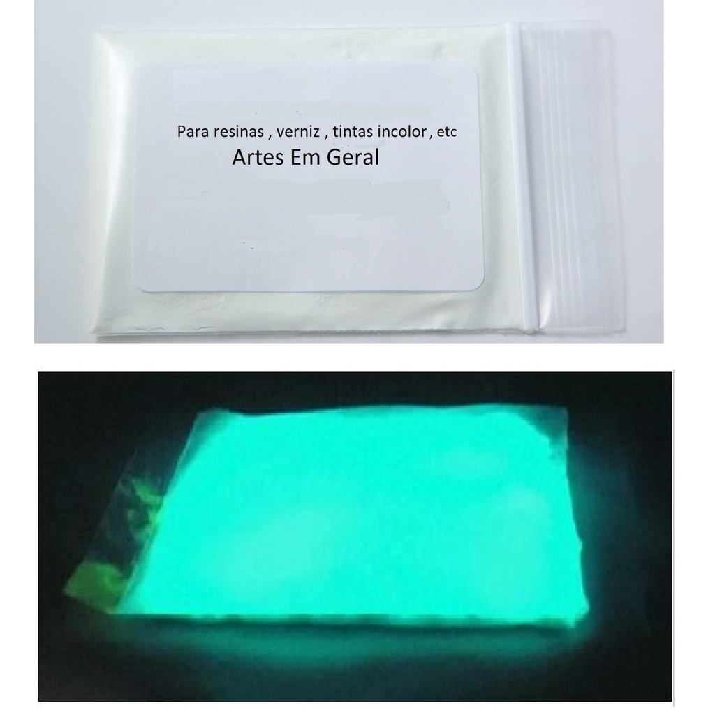 Pigmento Luminescente E Fosforescente 20g Per Resina Epossidica - Colorazione Fluorescente - Foto 6