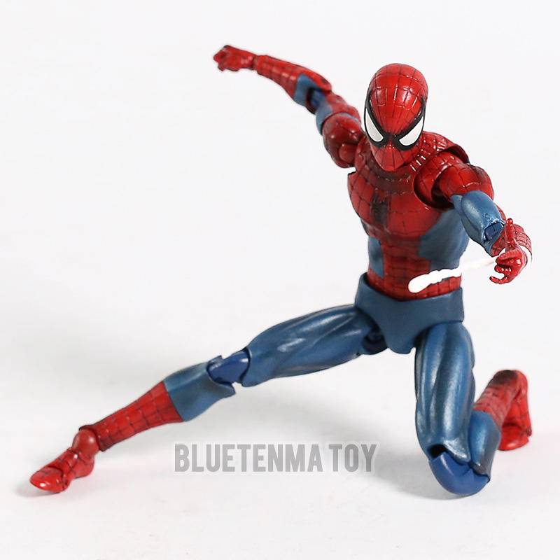 Vingadores Marvel Mafex 075 Spiderman MAF075 The Amazing Spider Man PVC  Action Figure Collectible Modelo Crianças Brinquedos De Presente