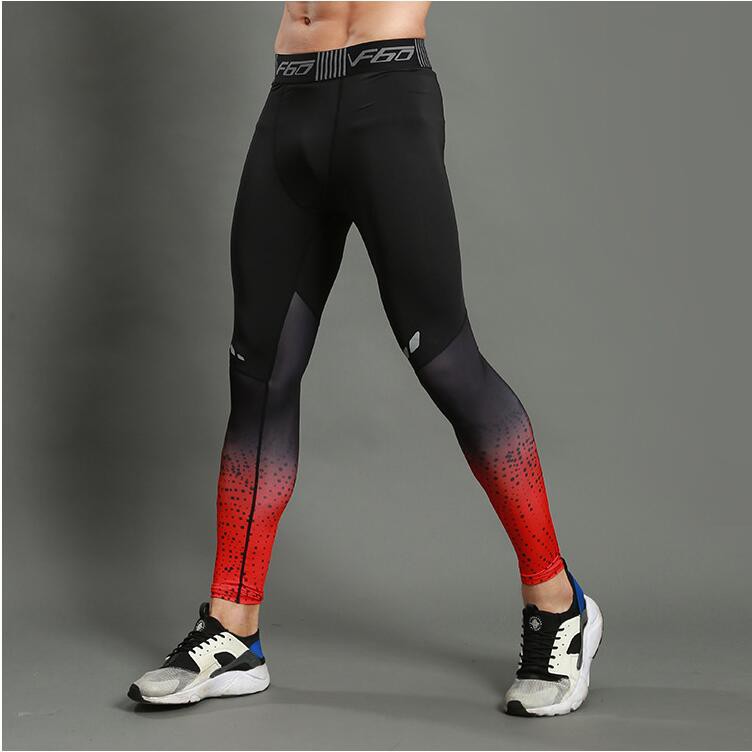 Calça Comprida Esportiva de Compressão Masculina / Legging para Corrida /  Musculação / Academia / Collant