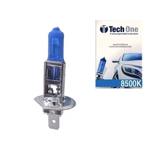 Kit 2 Lampada Superbranca 12v Techone Caixinha 8500k H1 55w