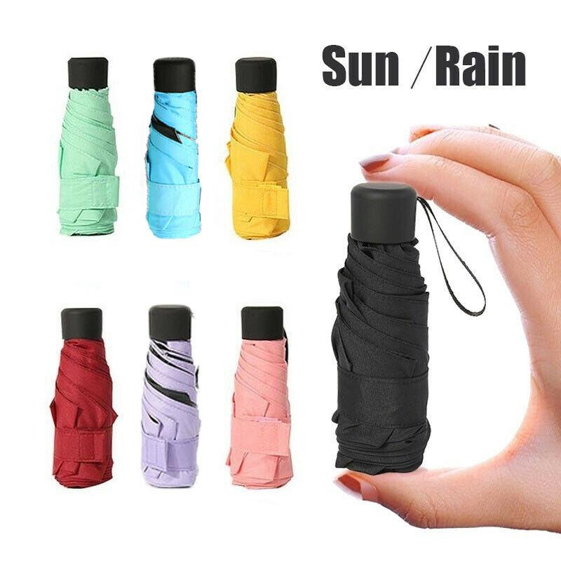 1 Unidade Guarda-chuva De Desenho Animado Guarda Sol De Viagem Guarda-chuva  Dobrável Compacto Guarda-chuva Uv Guarda-chuva à Prova De Sol Filho Ferro  Ampla Guarda-chuva Utilitário