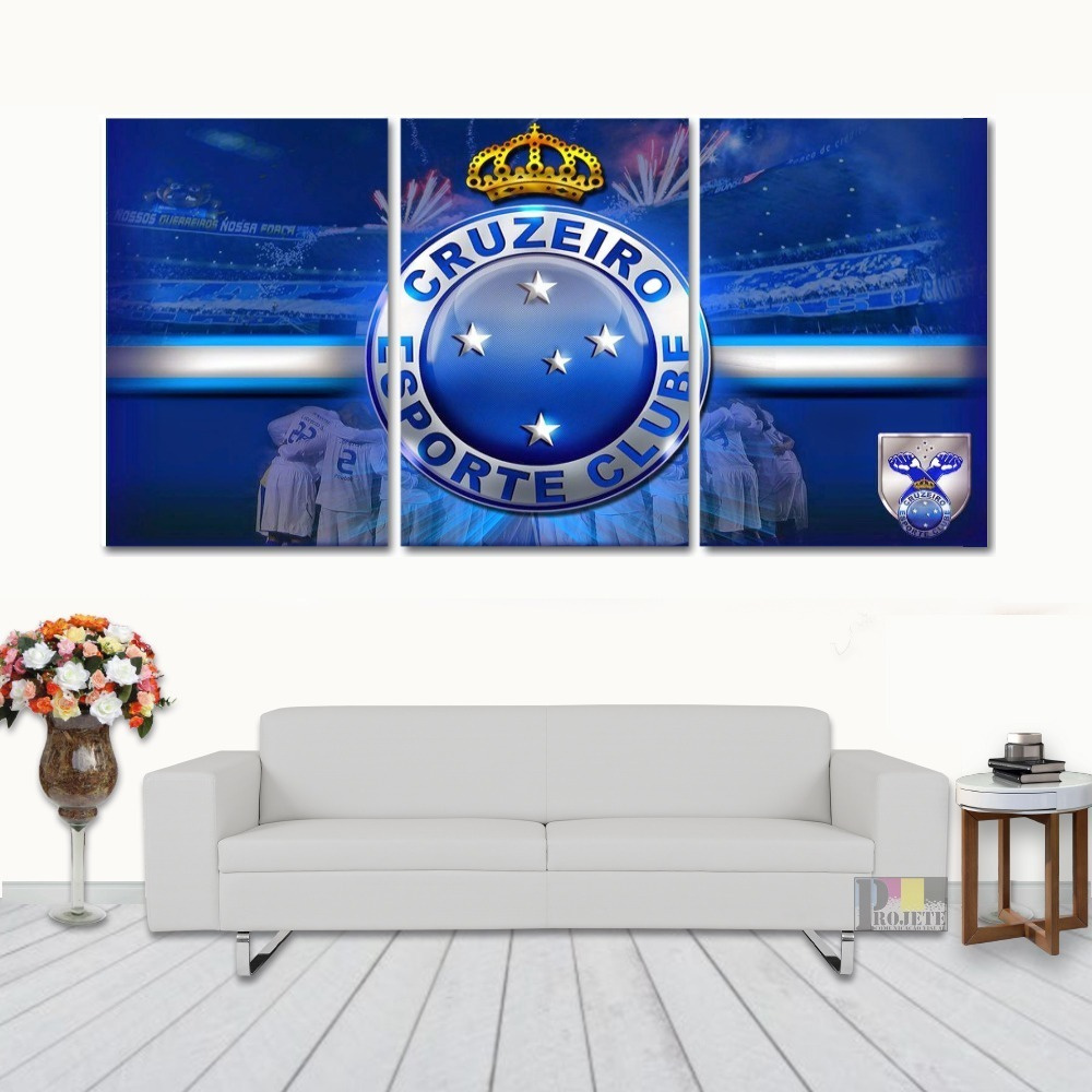 Kit 3 Quadros Decorativo Cruzeiro Bh