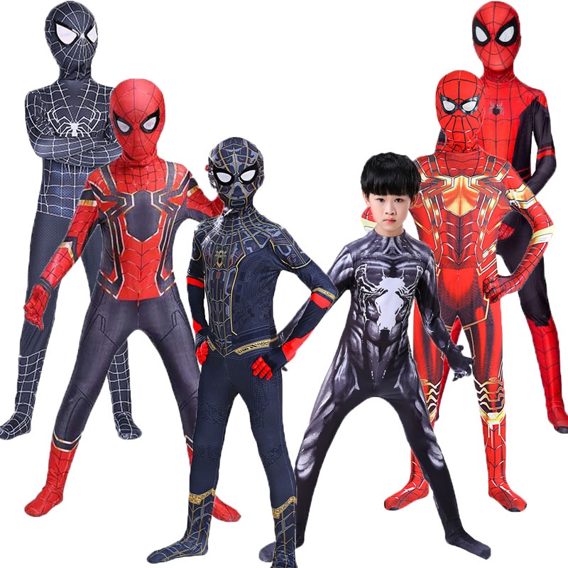 Fantasia Homem Aranha Game Jogo PS4 Xbox Cosplay Heróis Infantil Top