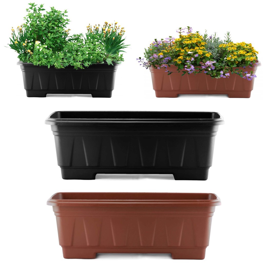 Kit Vaso Floreira Jardineira Horta 6 Unidades