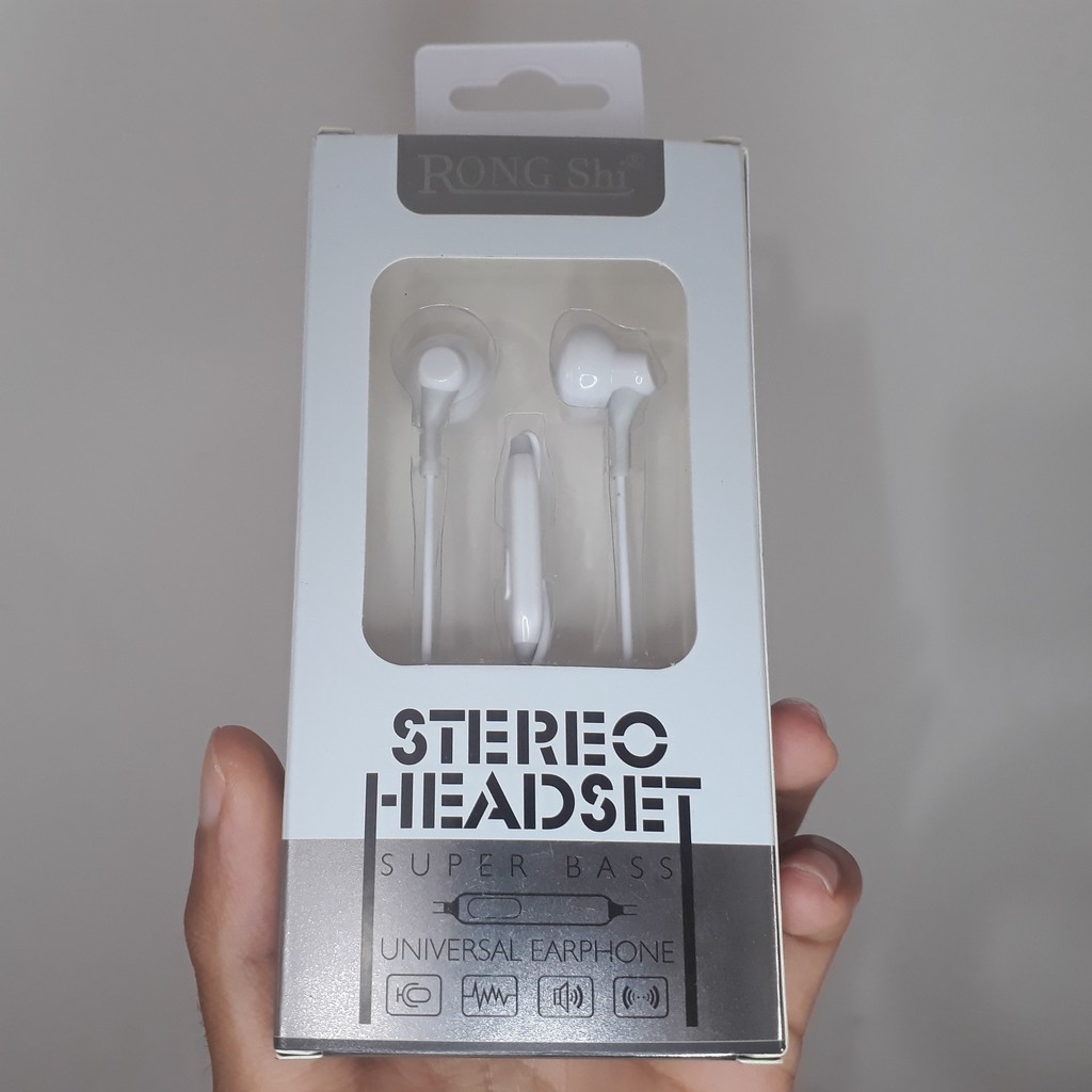 Fones de ouvido Headset Rong Shi | Shopee Brasil
