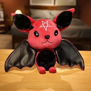 Almofada De Pelúcia De Morcego Animal Macia E Elástica Ideal Para Decoração De Halloween Companheiro Do Sono