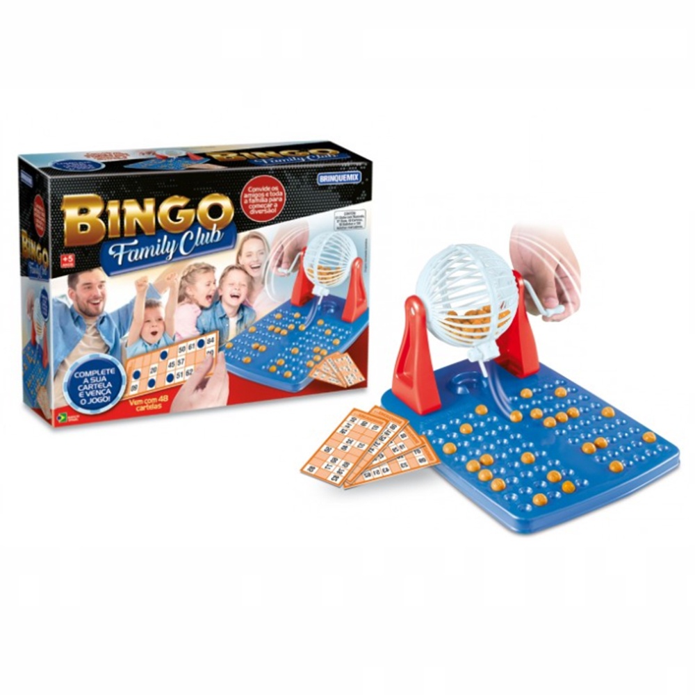 Jogo Bingo Family Club - Brinquemix - Loja Mega