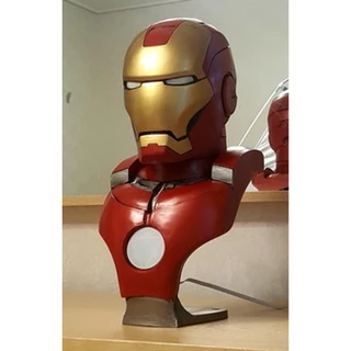 Busto Homem de Ferro Personalizado Olhos e Reator Arc com LED