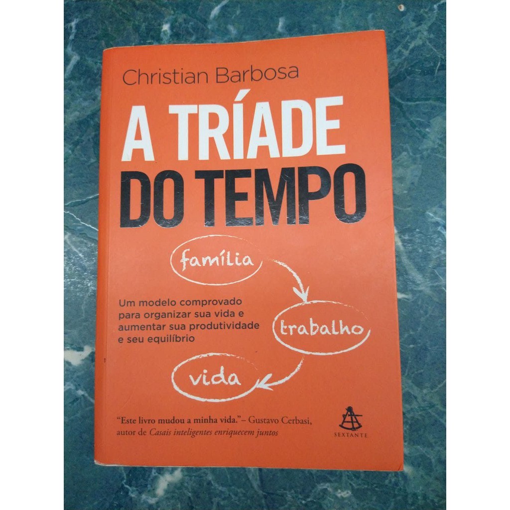 Livro: A tríade do tempo - Cristian barbosa. | Shopee Brasil