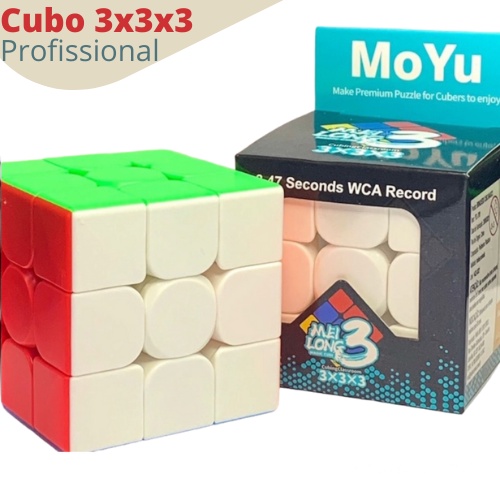 Cubo Mágico Profissional Moyu Mei Long 3x3 cubos mágicos brinquedo