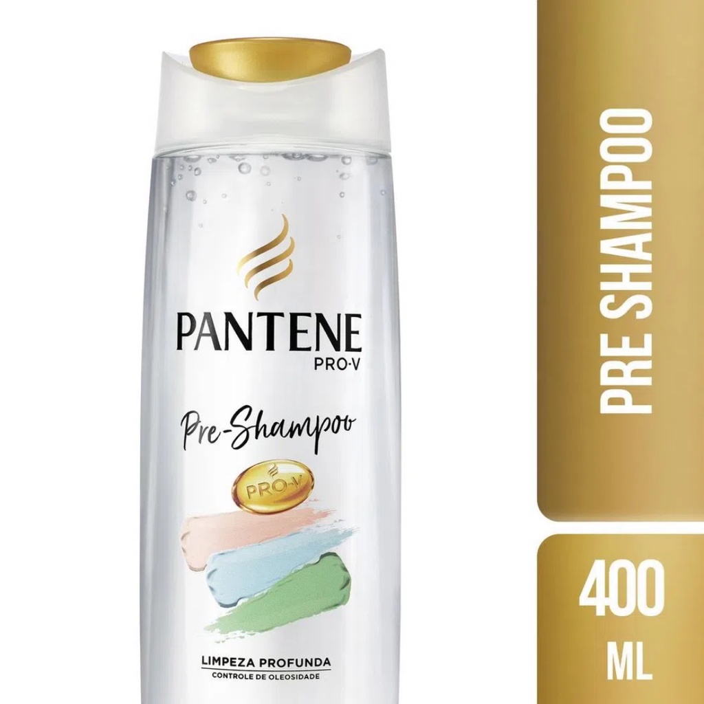 Shampoo Pantene Pre Shampoo Limpeza Profunda Anti Resíduos 400 ml ...