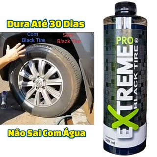 Pretinho Para Pneu Não Sai Com Água Black Tire 500 ml