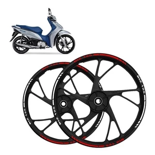 Kit Adesivo Premium Friso De Roda Biz 125