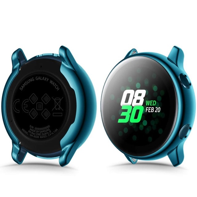 Ready Stock Case For Samsung galaxy watch active 2 active 40mm 44mm bumper full coverage TPU silicone Screen smart watch Protection cover Shopee Brasil