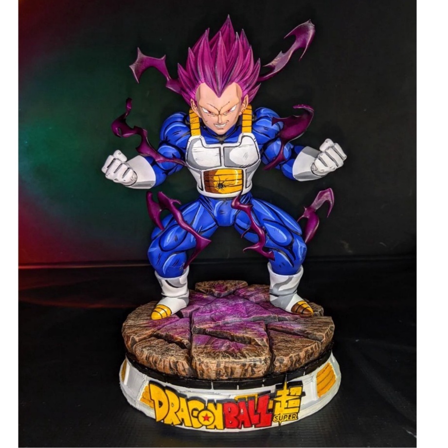 Figura de Ação Dragon Ball: Vegeta Ultra Ego - A Ascensão do Poder Des