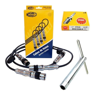 Kit Cabos + Velas Spacecross 1.6 8v 2012/2015 + Chave