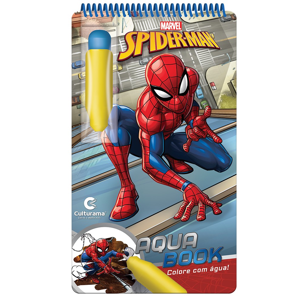 Combo Educativo Infantil Minha Caixa De Histórias Herói Homem Aranha Spider  Man Marvel - Culturama: Livro Capa Dura Com História + Livro De Desenhos  Colorir + Cartela De Adesivos + 06 Lápis