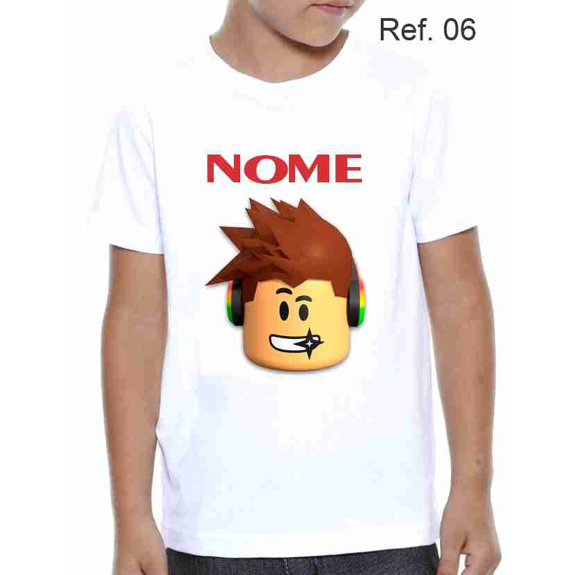 CAMISETA INFANTIL ROBLOX fazemos todos os temas