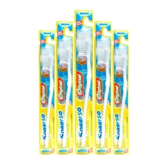 Kit 5 Escova Dental Sorriso Original Média em Oferta na Shopee