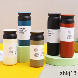 ZHKJ Garrafa Térmica De Aço Inoxidável De 350ML/500ML/Portátil 304 A Vácuo Quente & Frio
