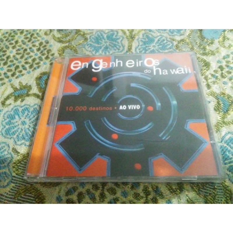 cd engenheiros do hawail 10.000 destinos ao vivo NOVO ORIGINAL LACRADO Shopee Brasil